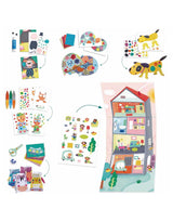 Djeco Jeu coffret multi-activités - Les animaux et leurs maisons - Djeco vendu par Veille sur toi