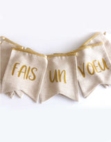 Fancy Little Day Guirlande 11 fanions fait un voeu - Fancy Little Day vendu par Veille sur toi