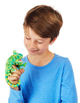 Folkmanis 2794 Marionnette à doigt - Mini caméléon - Folkmanis vendu par Veille sur toi