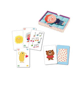 Jeu de cartes Bisous Dodo marque Djeco vendu par Veille sur toi
