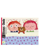 Jeu de cartes Bisous Dodo marque Djeco vendu par Veille sur toi
