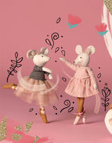 Moulin Roty 667025 Poupée - Souris Suzie - La petite école de danse - Moulin Roty vendu par Veille sur toi