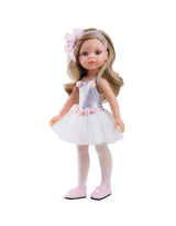 Paola Reina PR-54447 Vêtement pour poupée Las Amigas - Robe de ballerine blanche et argent - Paola Reina vendu par Veille sur toi