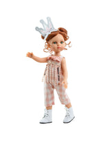 Paola Reina PR-54449 Vêtement pour poupée Las Amigas - Romper rose et couronne en tissu - Paola Reina vendu par Veille sur toi