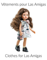 Paola Reina PR-54457 Vêtement pour poupée Las Amigas - Petite robe maison et sac à main - Paola Reina vendu par Veille sur toi