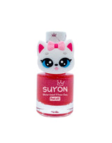 Suyon SUYON-KITTY Vernis à ongles avec bague - Chat - Rose chatoyant- Suyon vendu par Veille sur toi