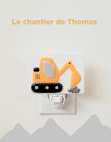 Veille sur toi Veilleuse PRÉ COMMANDE - Le chantier de Thomas - Veille sur toi vendu par Veille sur toi