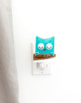Veilleuse - Petit hibou - Turquoise - Veille sur toi marque Veille sur toi vendu par Veille sur toi