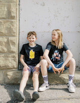 Whistle & Flute T-shirt kawaii Popcycle à l'orange - Enfant - Whistle & Flute vendu par Veille sur toi