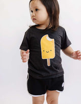 Whistle & Flute T-shirt kawaii Popcycle à l'orange - Enfant - Whistle & Flute vendu par Veille sur toi