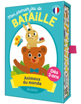 Auzou 9782733853023 Mon premier jeu de bataille - Animaux du monde - Auzou vendu par Veille sur toi