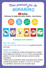 Auzou 9791039554480 Mon premier jeu de mimanimo - Auzou vendu par Veille sur toi