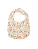 Baluchon ⚜ 53141751 Bavoir de coton doublé en ratine - Les petites fleurs roses - Bambino par Baluchon vendu par Veille sur toi