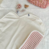 Baluchon ⚜ 5330-t-1915 Matelas à langer pour bébé - Vichy rose - Bambino par Baluchon vendu par Veille sur toi