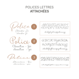 bassinette. NOM EN BOIS PERSONNALISÉ - Lettres attachées vendu par Veille sur toi
