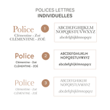 bassinette. NOM EN BOIS PERSONNALISÉ - Lettres individuelles (ÉPAIS - 1/4 po) vendu par Veille sur toi