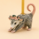 Camp Hollow SURCT0060 Porte-bougie en porcelaine - Opossum - Camp Hollow vendu par Veille sur toi