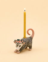 Camp Hollow SURCT0060 Porte-bougie en porcelaine - Opossum - Camp Hollow vendu par Veille sur toi