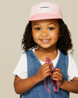Caribou ⚜ Casquette en lin pour enfant - Duo rose - Caribou vendu par Veille sur toi