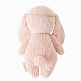 Cuddle + kind BBYBUNPKFLCR003 Peluche - Bébé Lapin 7" - Rose avec Fleurs Ivoires - Cuddle + kind vendu par Veille sur toi