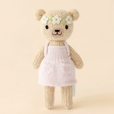 Cuddle + kind TINYHONBEROLV4 Peluche avec jolie boîte - Tiny 6" - Olivia l'ours miel - Cuddle + kind vendu par Veille sur toi