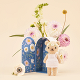 Cuddle + kind TINYHONBEROLV4 Peluche avec jolie boîte - Tiny 6" - Olivia l'ours miel - Cuddle + kind vendu par Veille sur toi