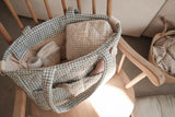 Dans le sac ⚜ DIAP-BAG-GING-SAG Sac à couche - Vichy sauge - Dans le sac vendu par Veille sur toi