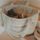 Dans le sac ⚜ DIAP-BAG-STR-SAG Sac à couche - Rayé sauge - Dans le sac vendu par Veille sur toi