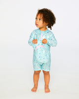 Deux par Deux Beach Hat Blue Seahorse Print vendu par Veille sur toi
