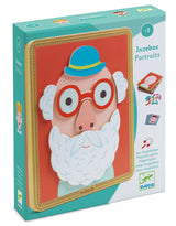 Djeco DJ03072 Jeu magnétique Inzebox - Portraits - Djeco vendu par Veille sur toi
