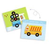 Djeco DJ03074 Jeu magnétique Inzebox - Véhicules - Djeco vendu par Veille sur toi