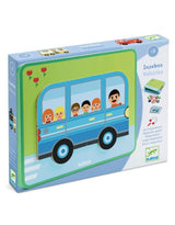 Djeco DJ03074 Jeu magnétique Inzebox - Véhicules - Djeco vendu par Veille sur toi