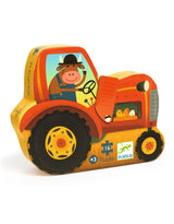 Djeco DJ07275 Casse-tête Silhouette - Tracteur - Djeco vendu par Veille sur toi