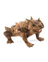 Folkmanis 3225 Marionnette - Lézard cornu - Folkmanis vendu par Veille sur toi