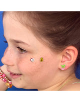 Girl Nation GN-J456sC Boucles d'oreilles à clip en émail - Chaussons de ballet - Girl Nation vendu par Veille sur toi