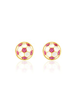 Girl Nation GN-J473s Boucles d'oreilles en émail - Ballon de soccer - Girl Nation vendu par Veille sur toi