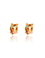 Girl Nation GN-J531S Boucles d'oreilles en émail - Joli Poney - Girl Nation vendu par Veille sur toi