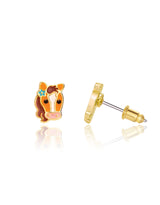 Girl Nation GN-J531S Boucles d'oreilles en émail - Joli Poney - Girl Nation vendu par Veille sur toi