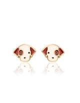 Girl Nation GN-J533s Boucles d'oreilles en émail - Chien - Girl Nation vendu par Veille sur toi