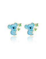 Girl Nation GN-J545s Boucles d'oreilles en émail - Koala - Girl Nation vendu par Veille sur toi