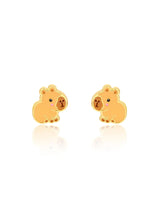 Girl Nation GN-J546s Boucles d'oreilles en émail - Capybara - Girl Nation vendu par Veille sur toi