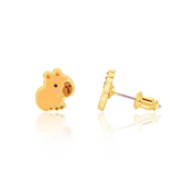 Girl Nation GN-J546s Boucles d'oreilles en émail - Capybara - Girl Nation vendu par Veille sur toi
