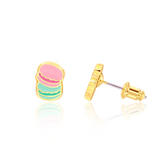 Girl Nation GN-J565s07 Boucles d'oreilles en émail - Les petits macarons - Girl Nation vendu par Veille sur toi