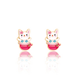 Girl Nation GN-J7114GS Coffret cadeau collier & boucles d'oreilles - Lapin sirène rose - Girl Nation vendu par Veille sur toi