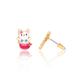 Girl Nation GN-J7114GS Coffret cadeau collier & boucles d'oreilles - Lapin sirène rose - Girl Nation vendu par Veille sur toi