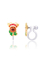 Girl Nation GN-JX513sc Boucles d'oreilles à clip en émail - Renne magique  - Girl Nation vendu par Veille sur toi