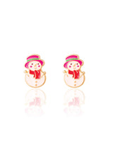 Girl Nation GN-JX514s Boucles d'oreilles en émail - Bonhomme de neige merveilleux - Girl Nation vendu par Veille sur toi