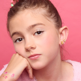 Girl Nation GN-JX517sC Boucles d'oreilles à clip en émail - Bonhomme de pain d'épices - Girl Nation vendu par Veille sur toi