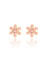 Girl Nation GN-JX519s Boucles d'oreilles en émail - La magie du flocon de neige - Girl Nation vendu par Veille sur toi