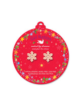 Girl Nation GN-JX519s Boucles d'oreilles en émail - La magie du flocon de neige - Girl Nation vendu par Veille sur toi